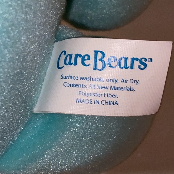 Vintage 2002 Care Bears, Plush-Cheer Bear, Wish Bear, Bedtime Bear-Lot of 3 - Picture 6 of 11